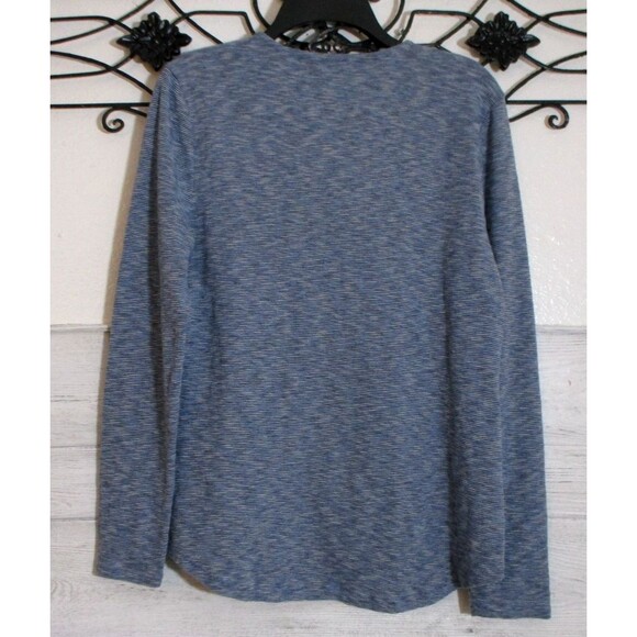 Ruff Hewn Women's Top Size XL Long Sleeve V Neck Blue - Picture 2 of 5